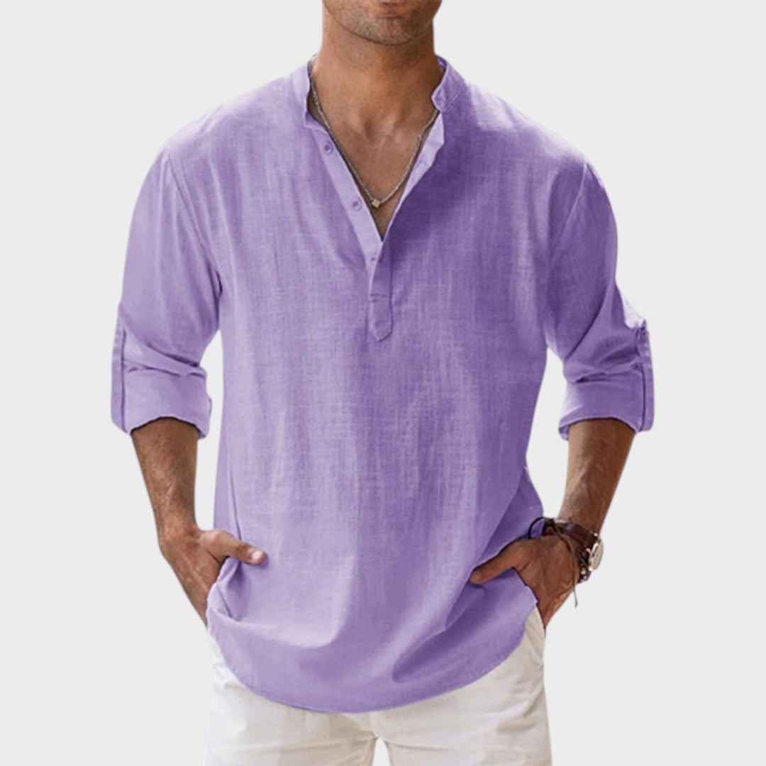 Mikkel – Breathable Linen Shirt