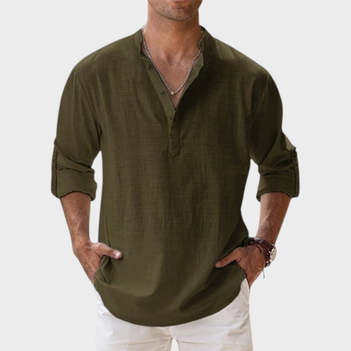 Mikkel – Breathable Linen Shirt