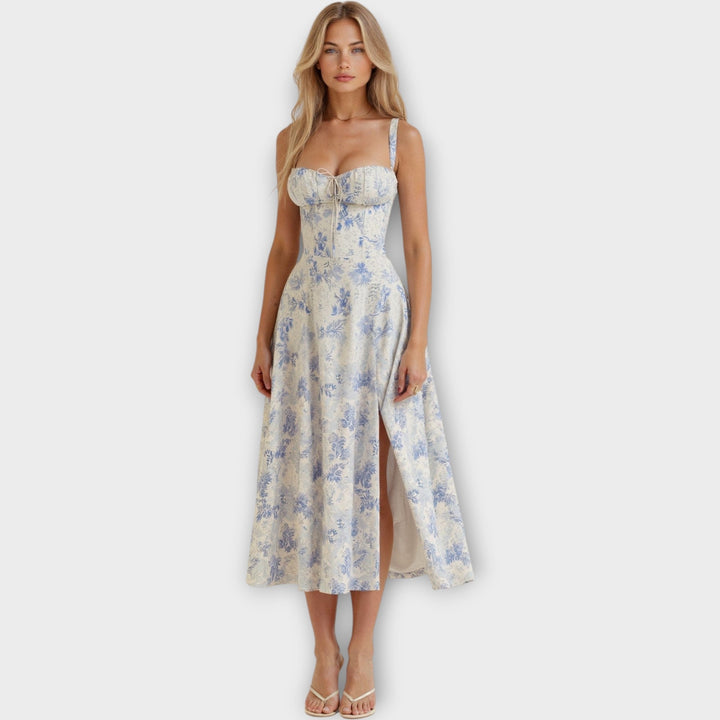 Órla – Corset Dress with Floral Print