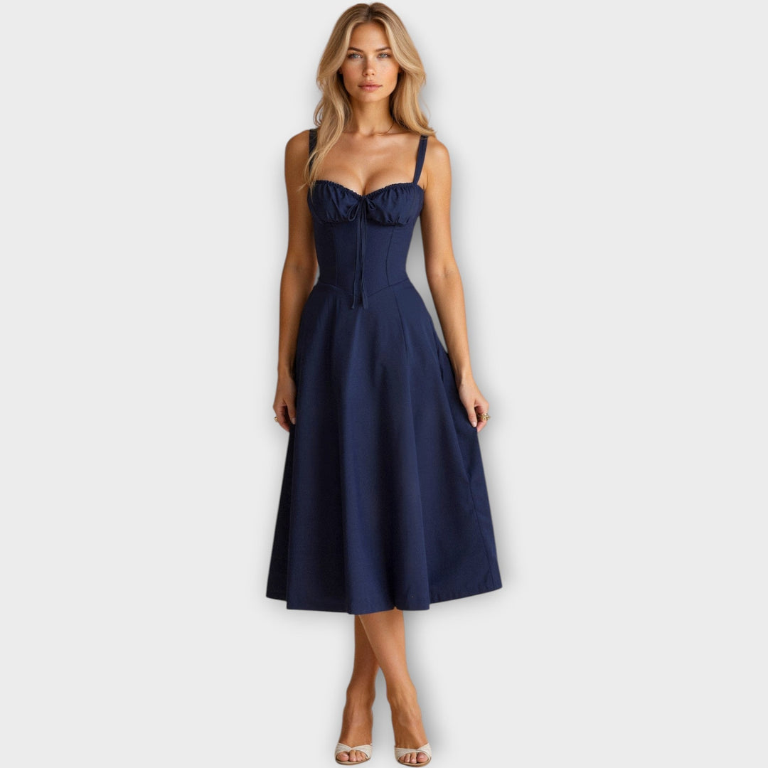 Órla – Corset Dress with Floral Print