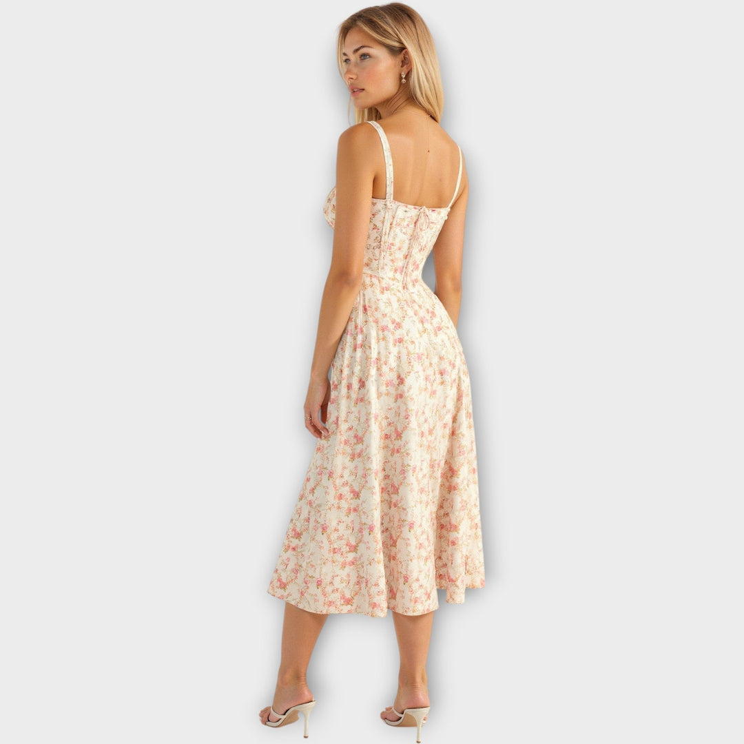 Órla – Corset Dress with Floral Print