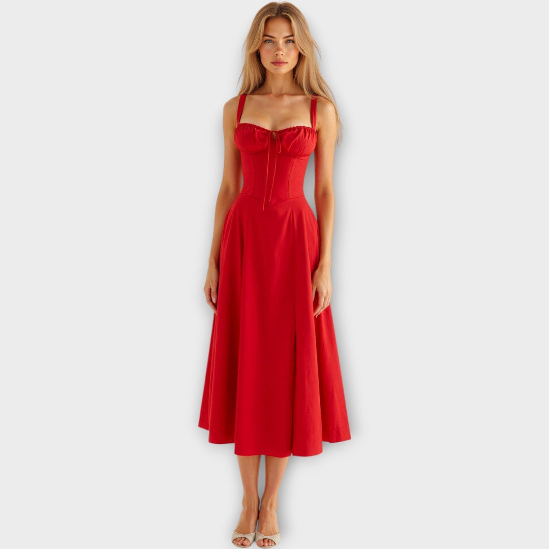Órla – Corset Dress with Floral Print