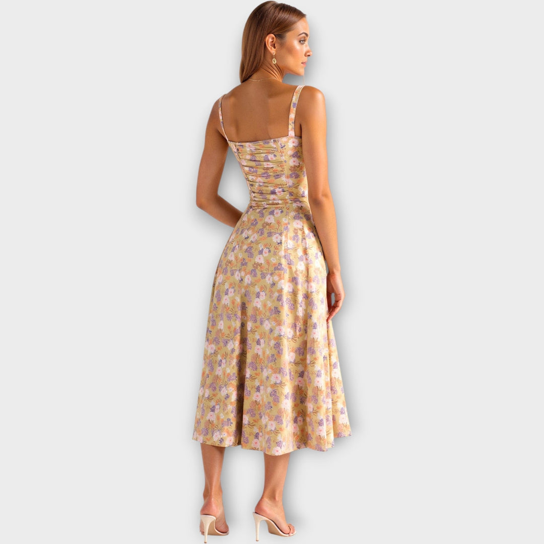Órla – Corset Dress with Floral Print