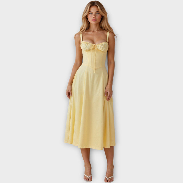 Órla – Corset Dress with Floral Print