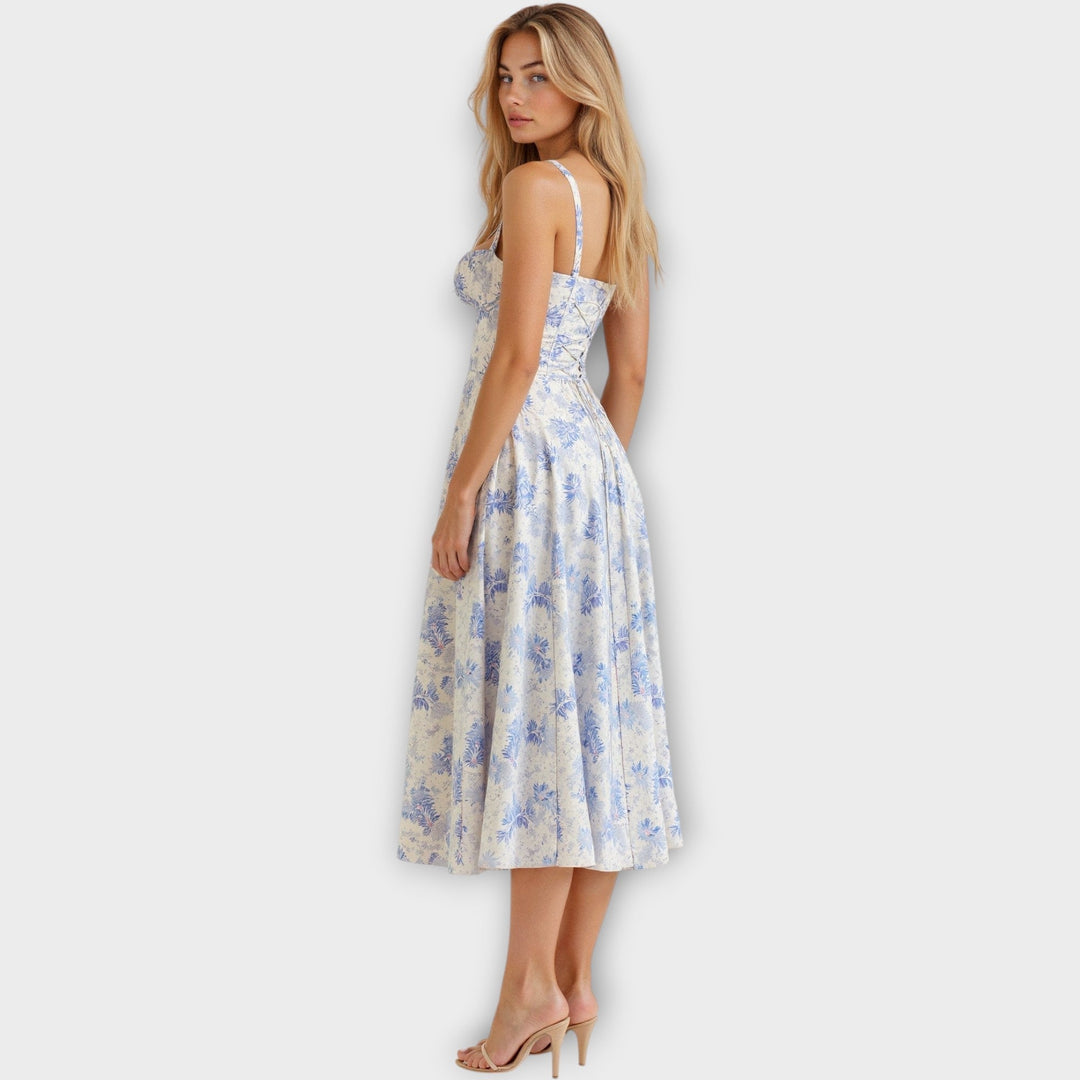 Órla – Corset Dress with Floral Print