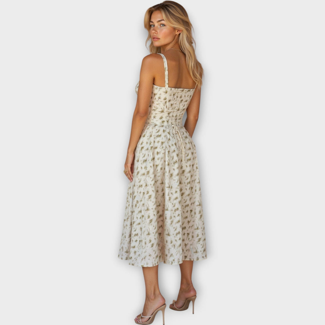 Órla – Corset Dress with Floral Print