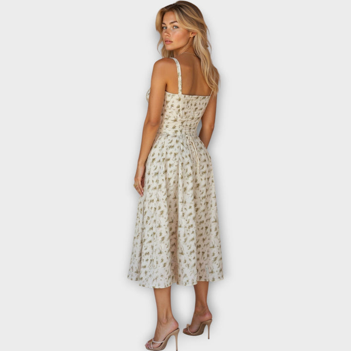 Órla – Corset Dress with Floral Print