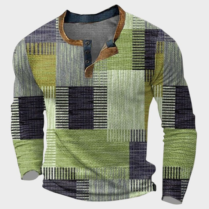 Niels – Elegant Sweater with Buttons