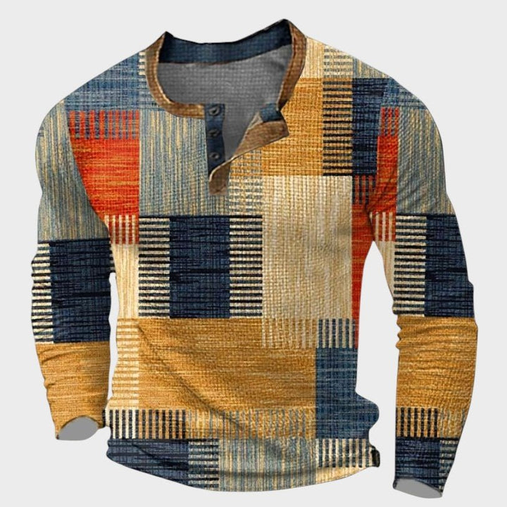 Niels – Elegant Sweater with Buttons