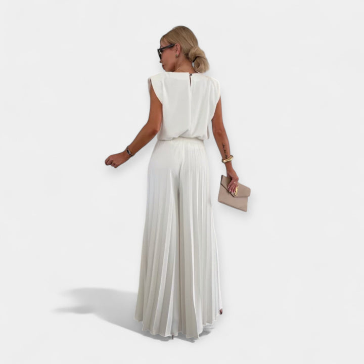 Aisling – Summer Set with Top and Trousers