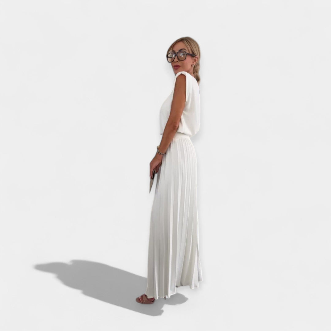 Aisling – Summer Set with Top and Trousers