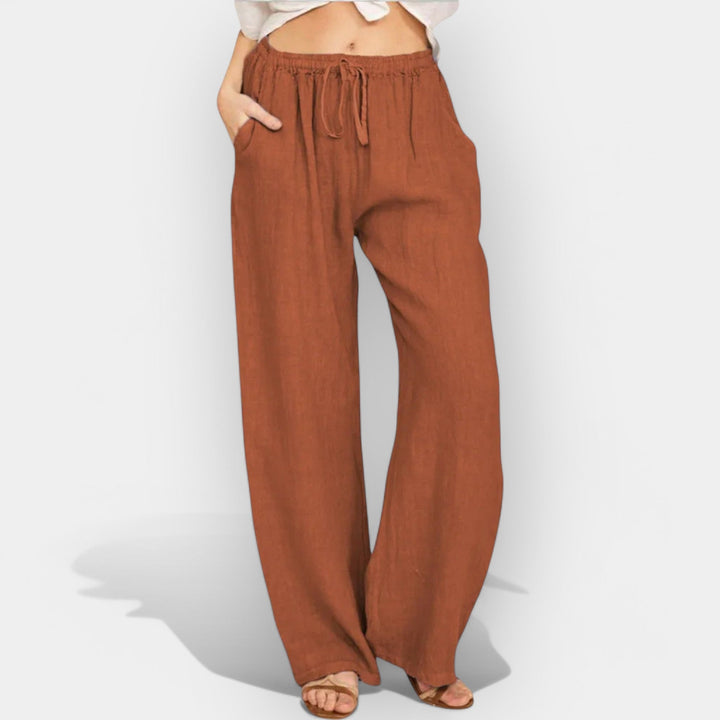 Niamh – Airy Summer Linen Trousers