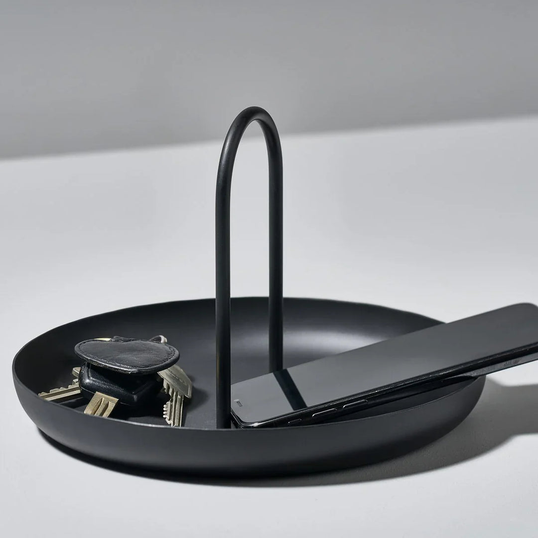 Metal Storage Tray with Handle