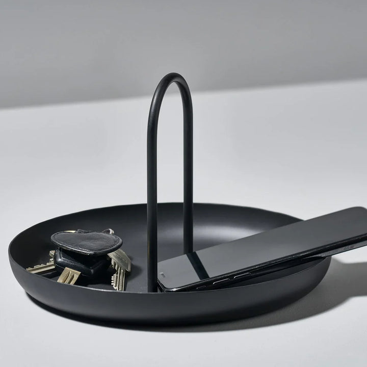 Metal Storage Tray with Handle