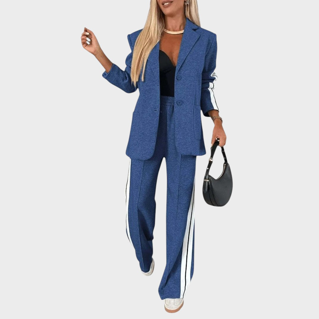 Veronika – Striped Loungewear Set