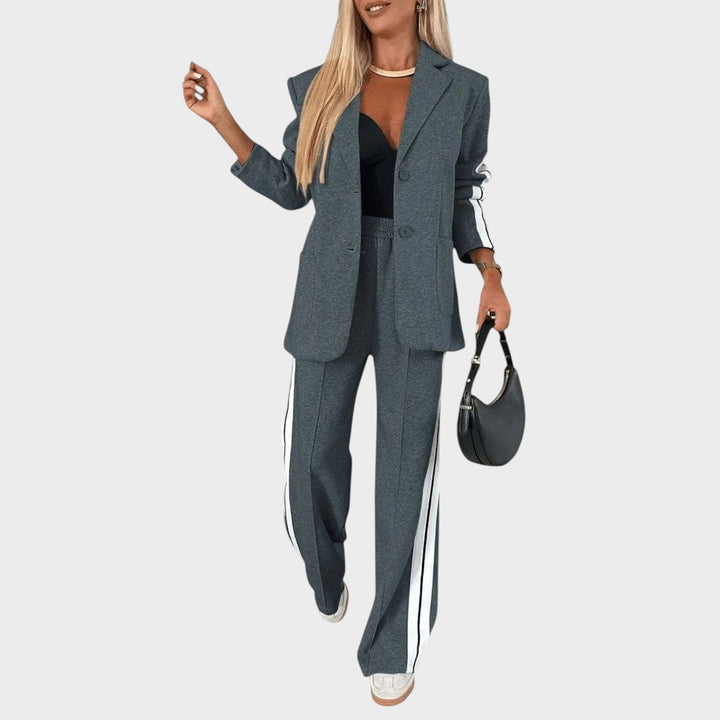 Veronika – Striped Loungewear Set