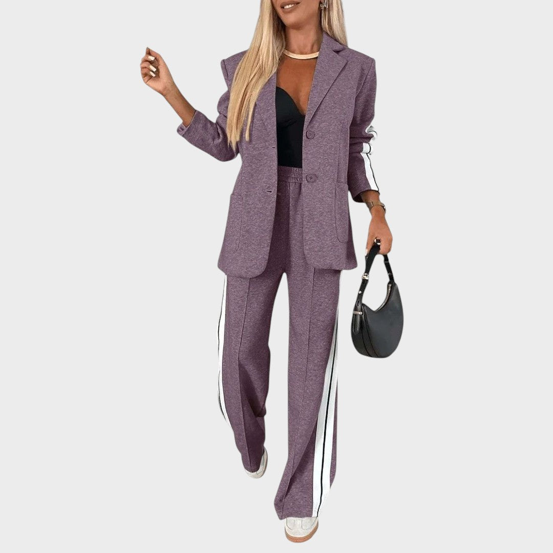 Veronika – Striped Loungewear Set
