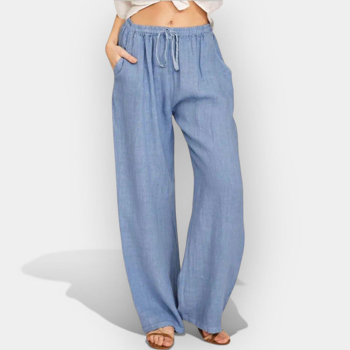 Niamh – Airy Summer Linen Trousers