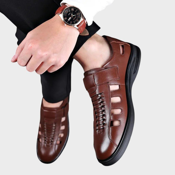 Steffen – Brown Leather Sports Sandals
