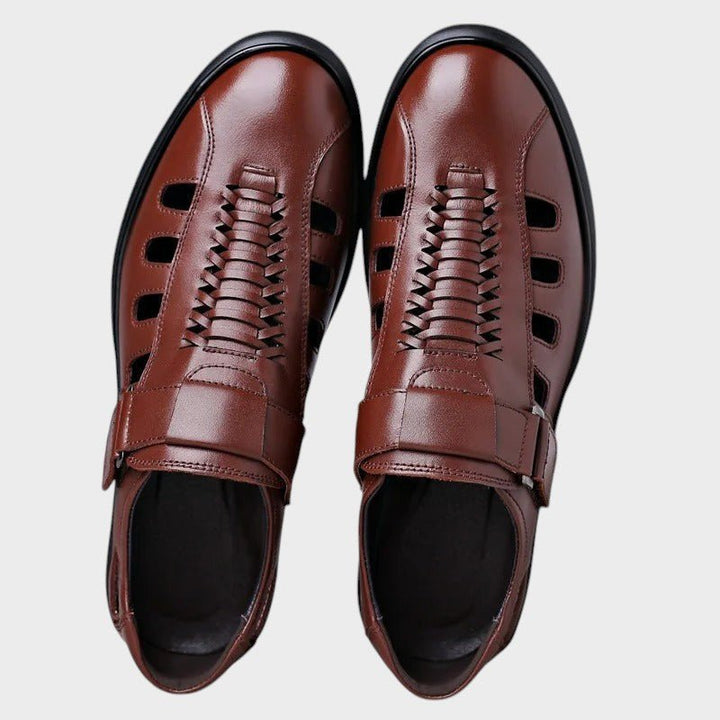 Steffen – Brown Leather Sports Sandals
