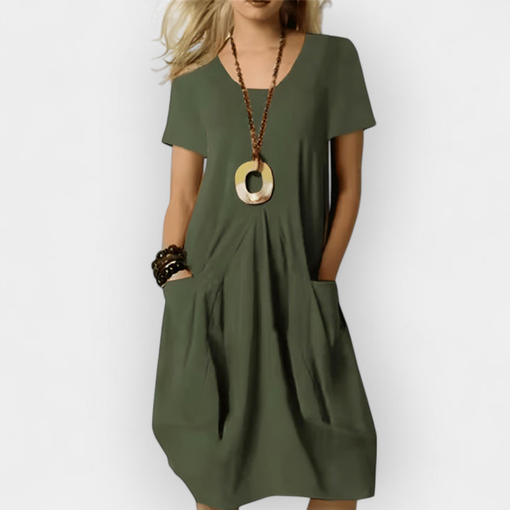 Orlaith – Linen-Cotton Dress