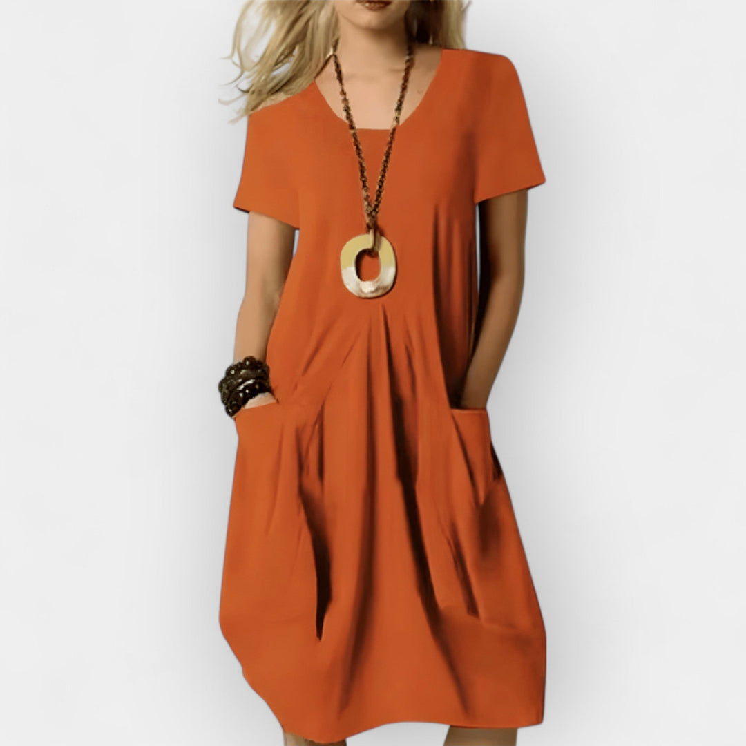 Orlaith – Linen-Cotton Dress