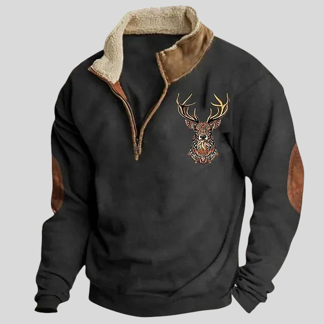 Kasper – Hoodie with Deer Motif