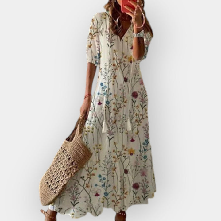 Niamh – Bohemian Maxi Dress
