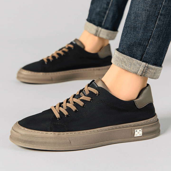 Jacob – Men's Casual Sneakers with Contrast Sole