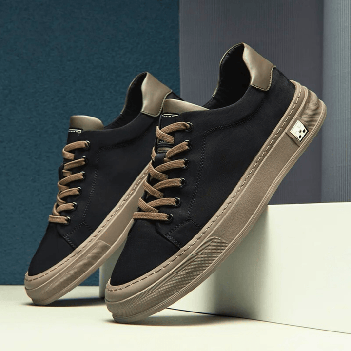 Jacob – Men's Casual Sneakers with Contrast Sole