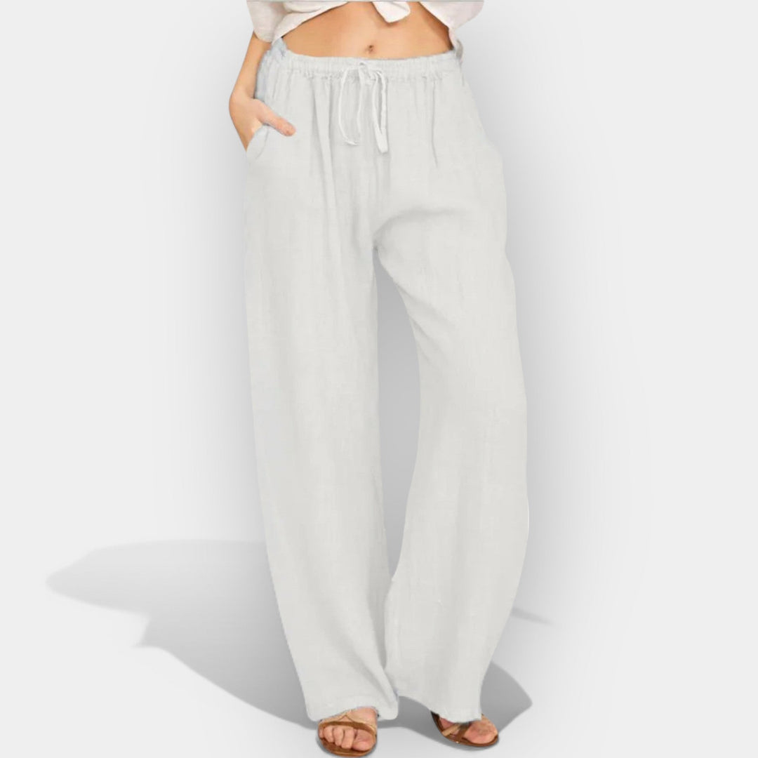 Niamh – Airy Summer Linen Trousers